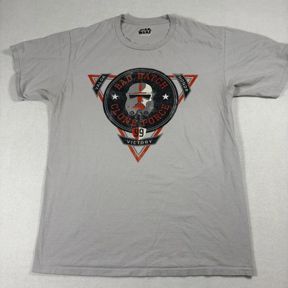 Star Wars Bad Batch T Shirt Mens M Gray Clone Force 99 Graphic Tee Tshirt - Picture 2 of 6